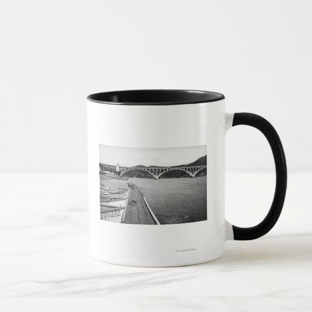 Mug Gold Beach, Oregon Docks et Bridge sur Rogue (Droite)