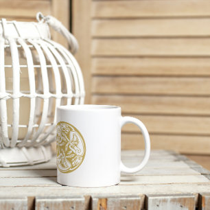 Mug Gold Celtic Chien Trio