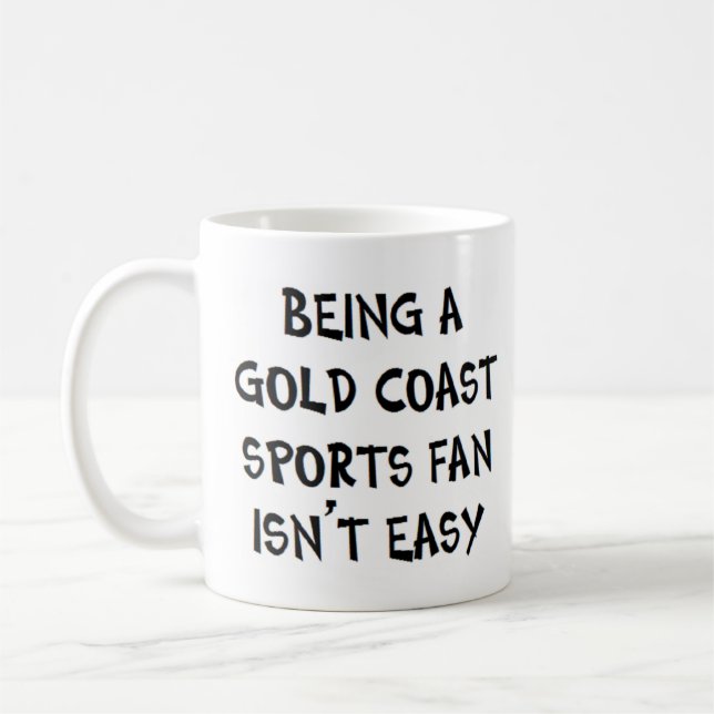 Mug gold coast sports fan, being (Gauche)