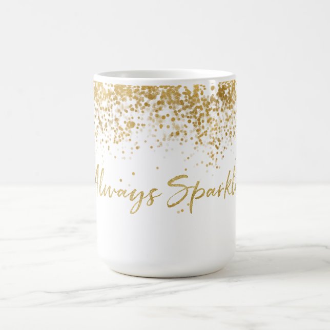 Mug Gold Confetti Glitzy Sparkle (Centre)