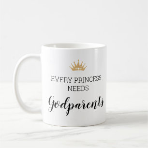 Mug Gold Crown Chaque princesse a besoin de parents
