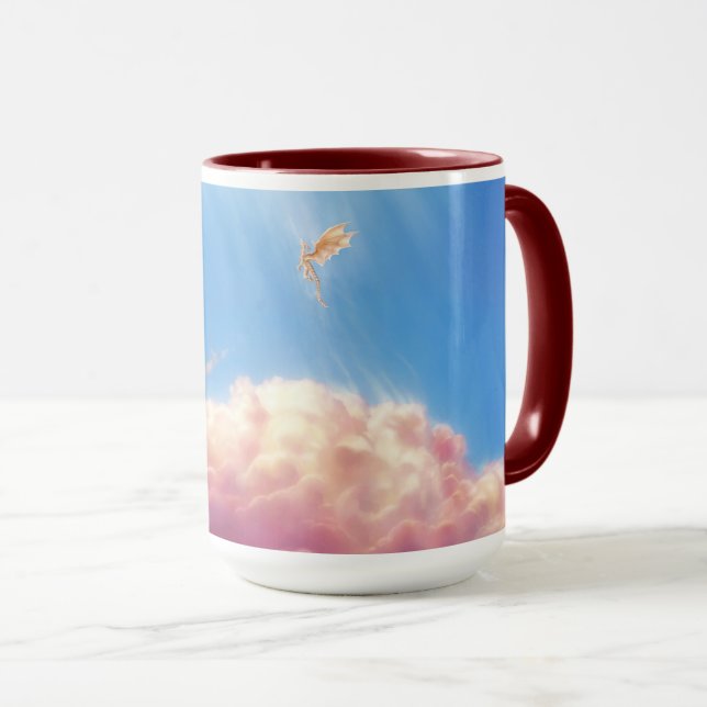 Mug Gold Dragon: Soaring Skies (Devant droit)