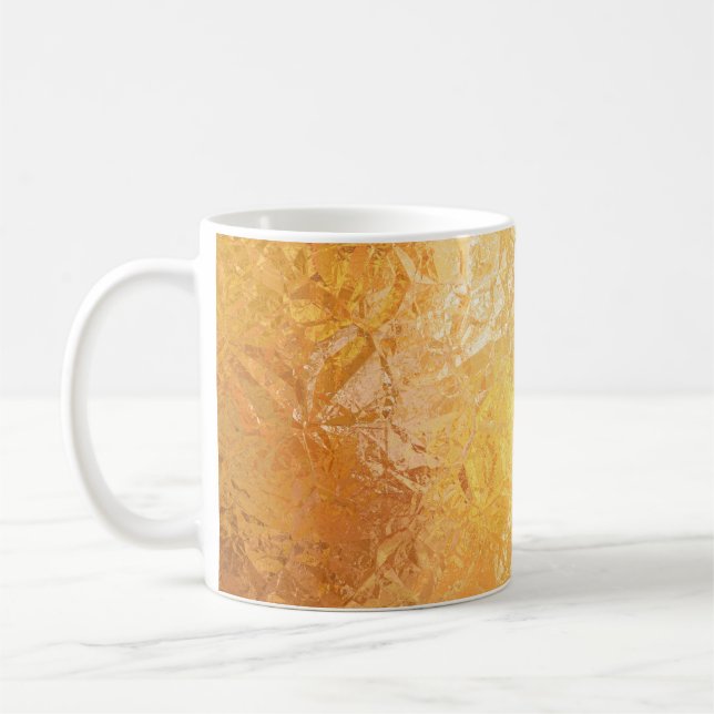Mug Gold Elegance : Abstrait Arrière - plan luxueux (Gauche)