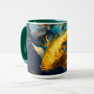 Mug Gold Koi ::