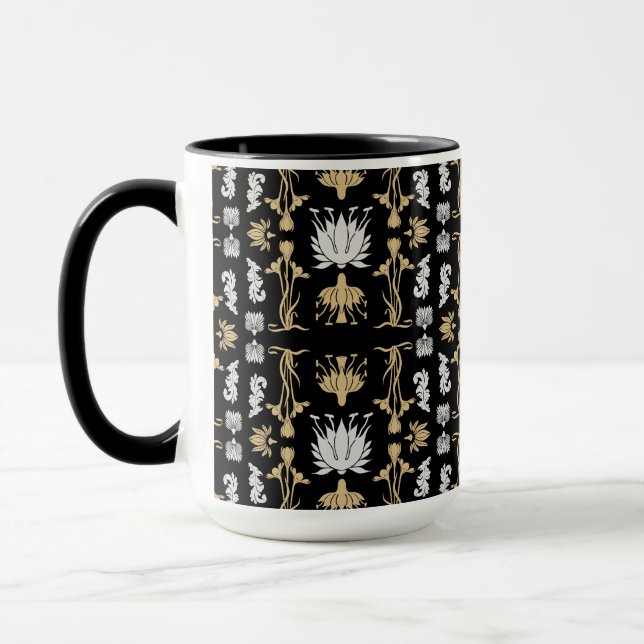 Mug Gold Retro Art Nouveau (Gauche)