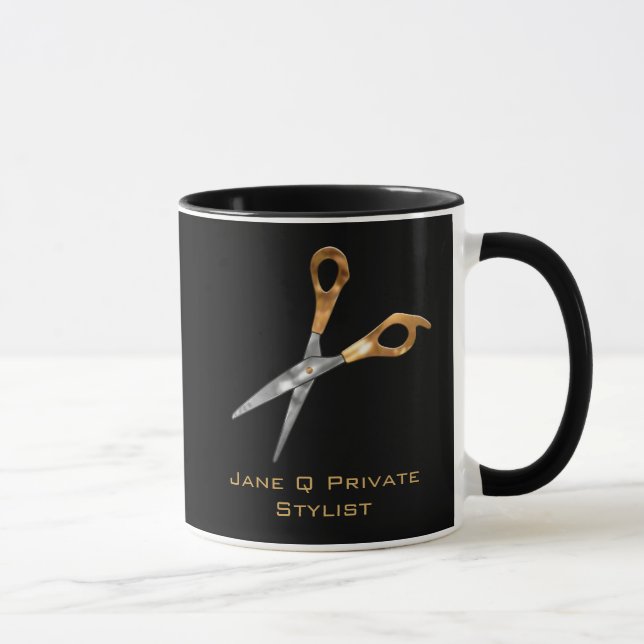 Mug Gold Styliste personnalisée (Droite)