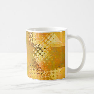Mug Gold vintage halftone