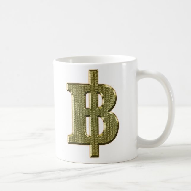 Mug GOLDEN BAHT SIGNER ฿ devises thaïlandaises ฿ (Droite)