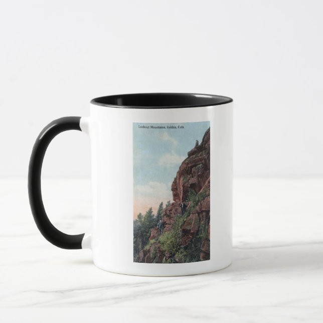 Mug Golden, Colorado - Vue sur les montagnes (Gauche)
