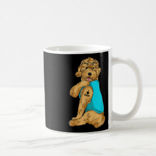 Mug Golden Doodle I Love Dad Tattoo Apparel, Dog Dad G