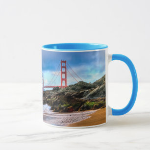 Mug Golden gate bridge au coucher du soleil