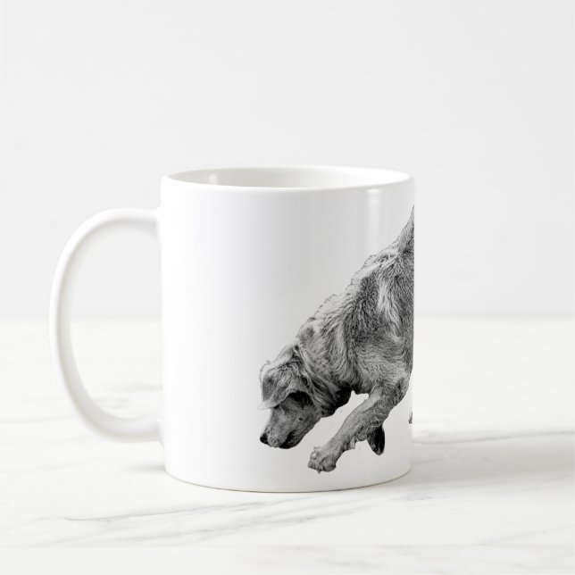 Mug Golden Glide dans les tons doux d'hiver (Gauche)