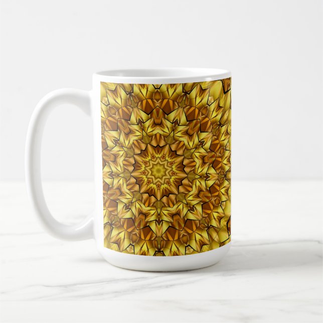 Mug Golden Mandala Antique Abstract Design-63495 (Gauche)