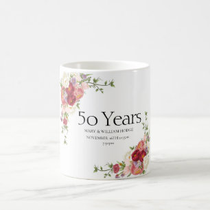 Mug "Golden Memories : Celebrating 50 Years of Love"