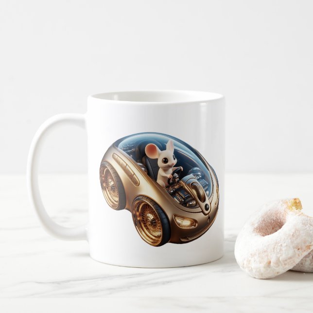 Mug Golden Mouse-Mobile : La mission d'une petite sour (Avec donut)