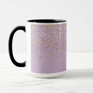 Mug Golden Petite Stars À café à deux tons PRPLE