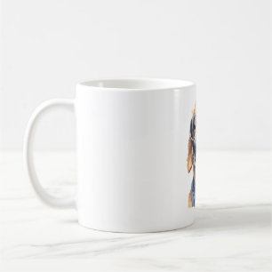 Mug Golden Retriever avec lunettes de soleil