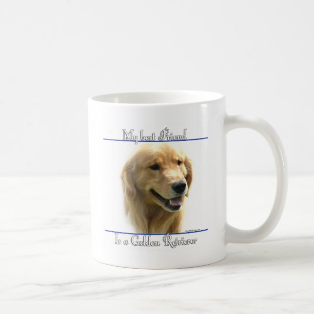 Mug Golden Retriever Best Friend 2 (Droite)