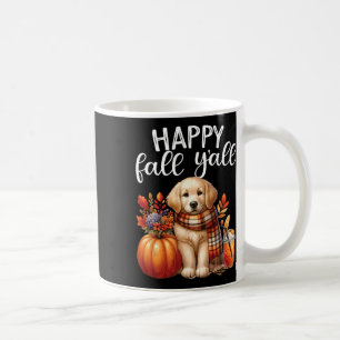 Mug Golden Retriever Chien Citrouille épice Happy Yall