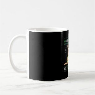 Mug Golden retriever Chien de Noël laid Drôle de Noël