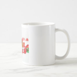 Mug Golden Retriever Chien W Red Santa Chapel Noël