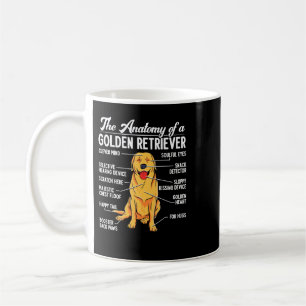 Mug Golden Retriever Dog L'Anatomie D'Un Golden Retri