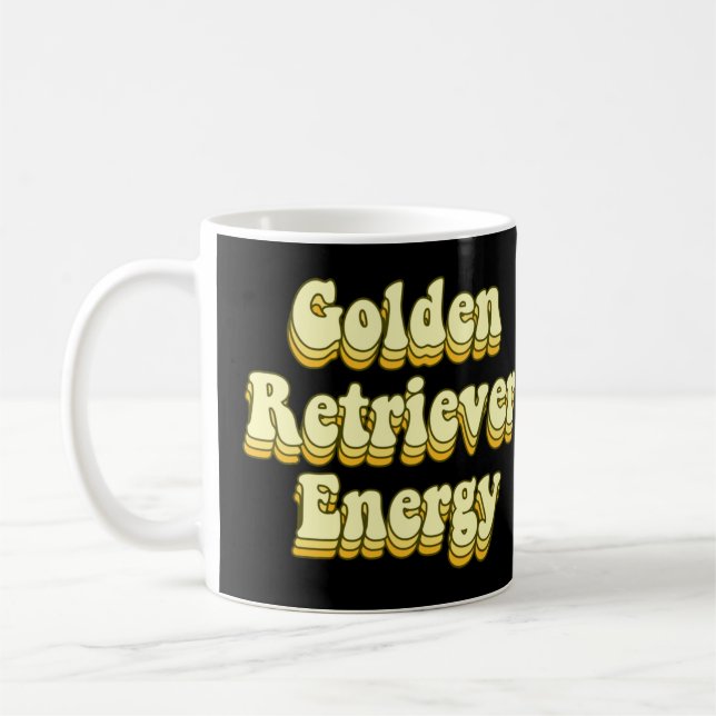 Mug Golden Retriever Energy (Gauche)