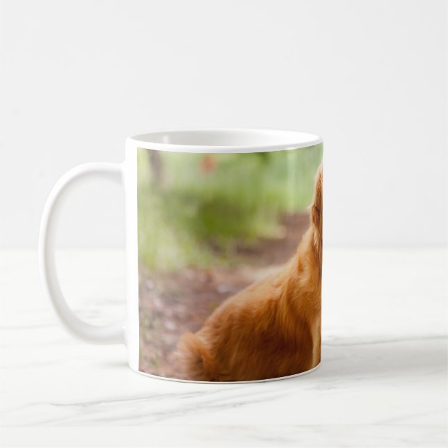 Mug Golden Retriever Love - mignon cadeau propriét (Gauche)