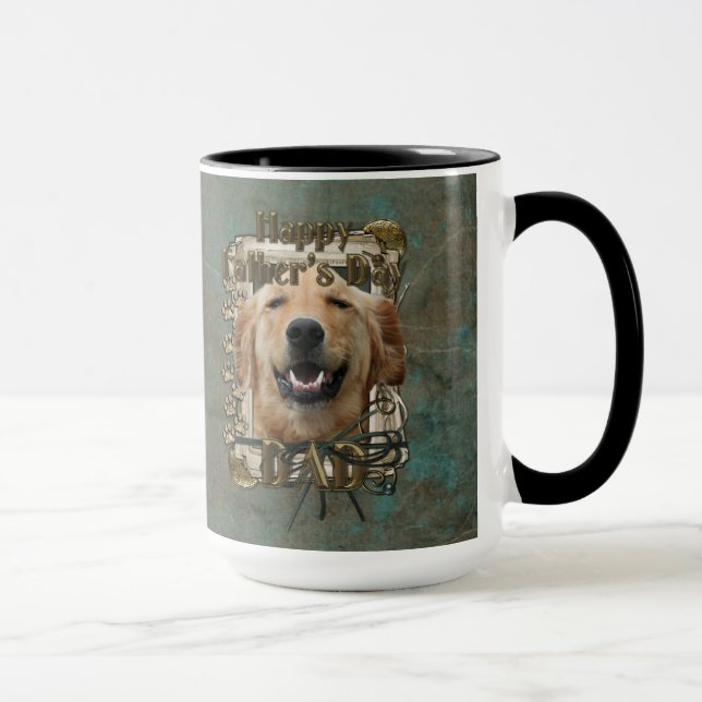 Mug Golden retriever Mickey de pattes de pierre de (Droite)