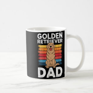Mug Golden Retriever Papa Chemise Hommes Papa Amoureux