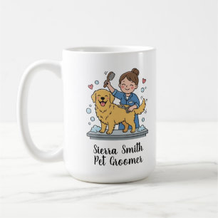 Mug Golden Retriever Toilettage Professionnel Café