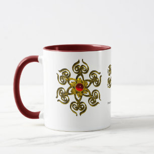 MUG GOLDEN ROSE RUBY