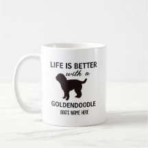 Goldendoodle La vie personnalisée est meilleure