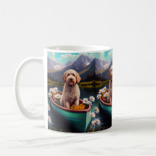 Mug Goldendoodle on a Paddle : Une aventure Pittoresqu