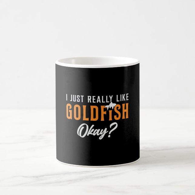 Mug Goldfish J'Aime Vraiment Goldfish Animal Fish (Centre)