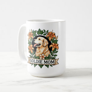 Mug Goldie Maman Golden Retriever Chien Moms