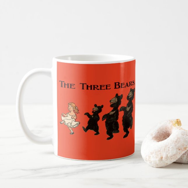 Mug Goldilocks & The Three Bears - Livre pour enfants (Avec donut)
