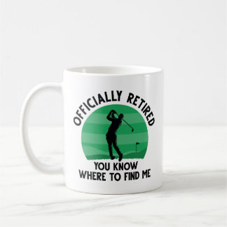 Mug Golf à la retraite officielle