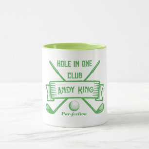 Mug Golf avec Trou-en-Un - Cadeau Personnalisé pou