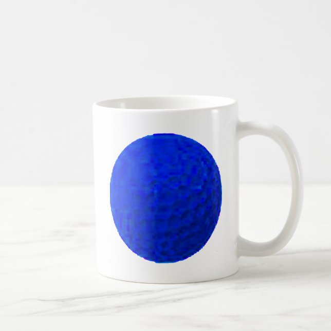 Mug Golf Ball Blue Le MUSÉE Zazzle Cadeaux (Droite)