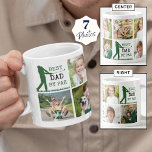 Mug Golf BEST DAD BY PAR PAR 7 Photo Collage<br><div class="desc">Créez un montage photo unique pour le papa golfeur en utilisant ce modèle de montage photo facile à télécharger avec 7 photos et le titre amusant du golf disant BEST DAD BY PAR en vert et noir. Fait un cadeau de père mémorable et significatif pour son anniversaire, sa Fête des...</div>