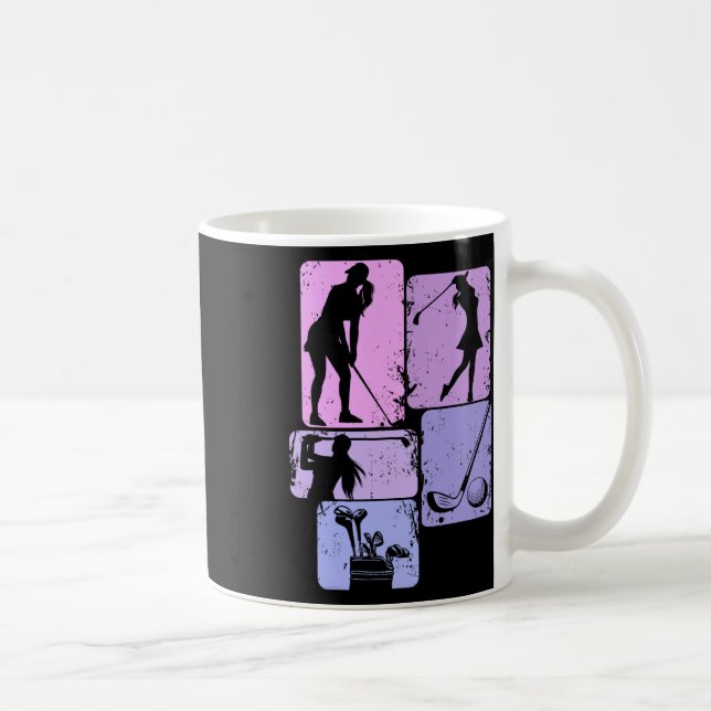 Mug Golf Club Golfing Golfing Femmes filles enfants (Droite)