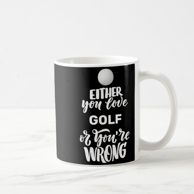 Mug Golf drôle Amour golfing golfeur  (Droite)