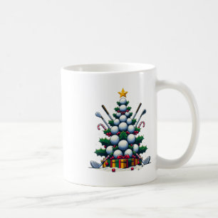 Mug Golf Équipement Arbre de Noël Golfeur de Noël Wom