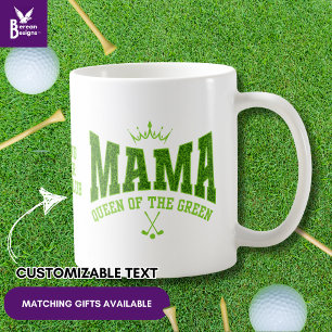 Mug Golf FEMME MAMA REINE DU VERT Personnalisé