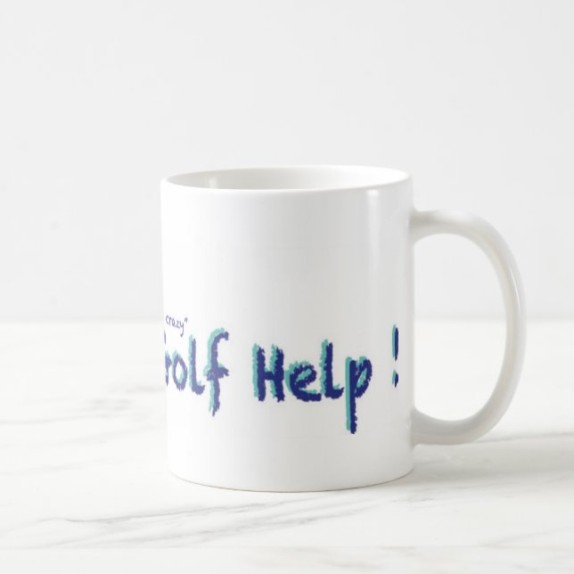Mug Golf fou Help.com propres torsion sur la mode (Droite)