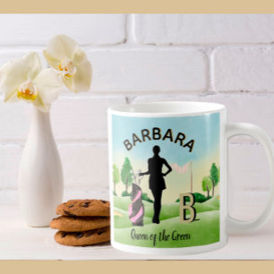 Mug Golf Gal Clubs Parcours Monogramme 3D