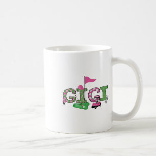 Mug Golf Gigi Pink Trou En Un Golf 1ère Fille Annivers
