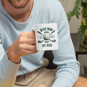 Mug Golf & Golf Ball Meilleur Papa Par Par