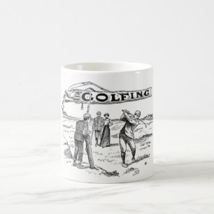 Mug Golf Golf Golf Vintage Golf Lecteur Tournoi